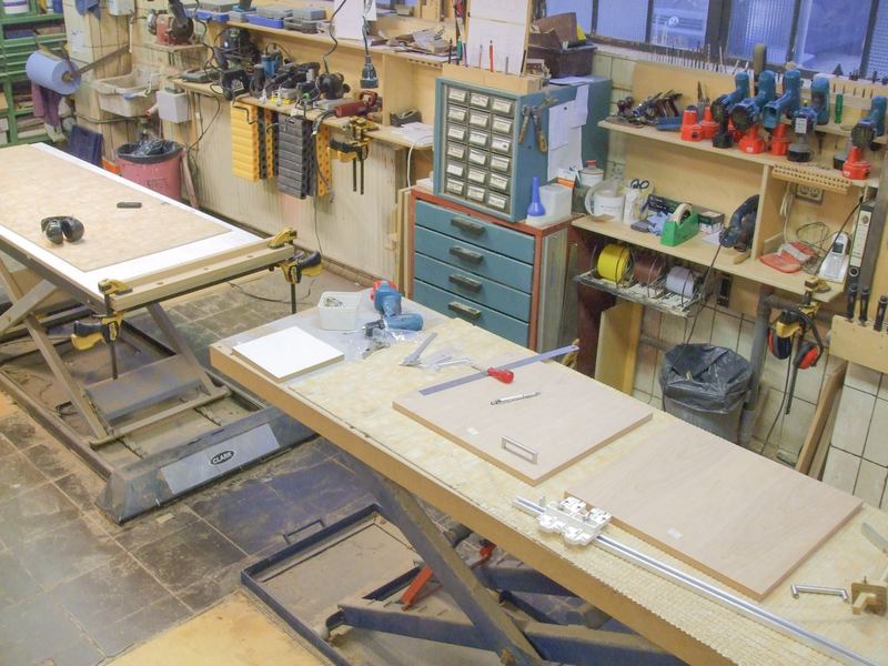 De werkplaats van Artifex Interieur aan de Zandstraat in Leiden